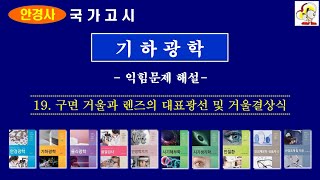 기하광학 19 거울과 렌즈의 대표광선 거울결상상식(익힘문제)