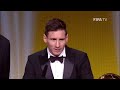 LIONEL MESSI REACTION  FIFA Ballon d'Or winner [FULL]