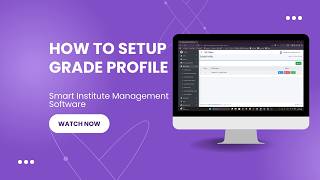 How to set up a Grade Profile in the Exam Management module in Smart Institute Management Software.