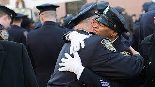 Funeral Service For NYPD Officer Rafael Ramos At Christ Tabernacle Church