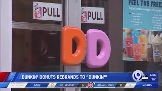 Dunkin' Donuts rebrands as Dunkin'