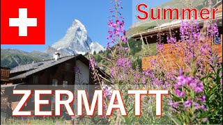 Zermatt, Switzerland Travel  [Year 2022] ドイツから電車でツェルマットに行って、登山鉄道で展望台へ。