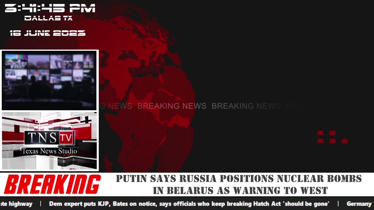 Putin Says Russia Positions Nuclear Bombs In Belarus As Warning To West ...