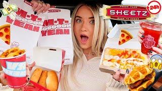 Eating only SHEETZ GAS STATION FOOD For 24 HOURS!