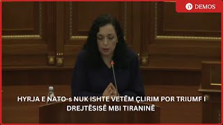 Presidentja Osmani: Hyrja e NATO-s nuk ishte vetëm çlirim por triumf i drejtësisë mbi tiraninë