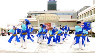 【4K】新潟総踊り連 あじかた心（にいがた総おどり/万代シテイ2Fシーキューブ未来広場)