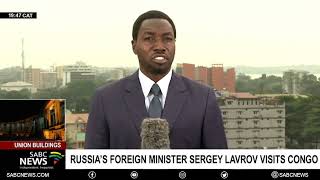 Russia's Foreign Minister Sergey Lavrov visits Congo