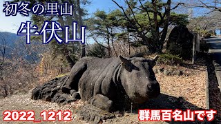 初冬の里山です、群馬にある牛伏山です。