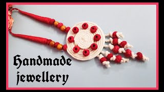 Handmade jewellery making tutorial ll Bengali traditional jewellery ll DIY