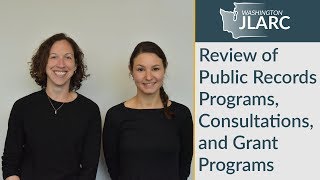 Review of Public Records Training, Consultation, and Grant Programs | 2019 JLARC Report