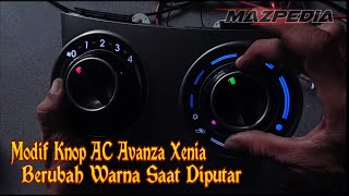 Modifikasi Lampu Panel AC Analog Grand New Avanza Great New Xenia