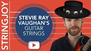 Stevie Ray Vaughan's Guitar String Gauges: They Weren't What You Think...