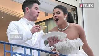 Priyanka Chopra And Nick Jonas Enjoy Eating A PIZZA At Their Hotel In Cannes Pictures Go VIRAL