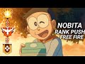 #RANKPUSHFF #DORAEMON NOBITA RANK PUSH FF ll 🤎BRONZE TO GRANDMASTER💛 | NOBITA RANK PUSH FREE FIRE