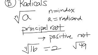 Algebra 2 6.1b