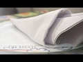 NAPKIN FOLDING THE ROCKET WITH JAPAN SUBTITLE