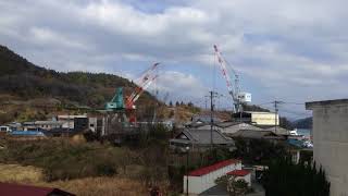 定点タイムラプス0309@広島県大崎上島（おおさきかみじま）10:50〜13:00☁︎→☀︎北の空