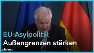 Horst Seehofer zum Migrations- \u0026 Asylpaket der EU-Kommission