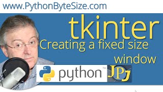 Creating a fixed size Python tkinter window