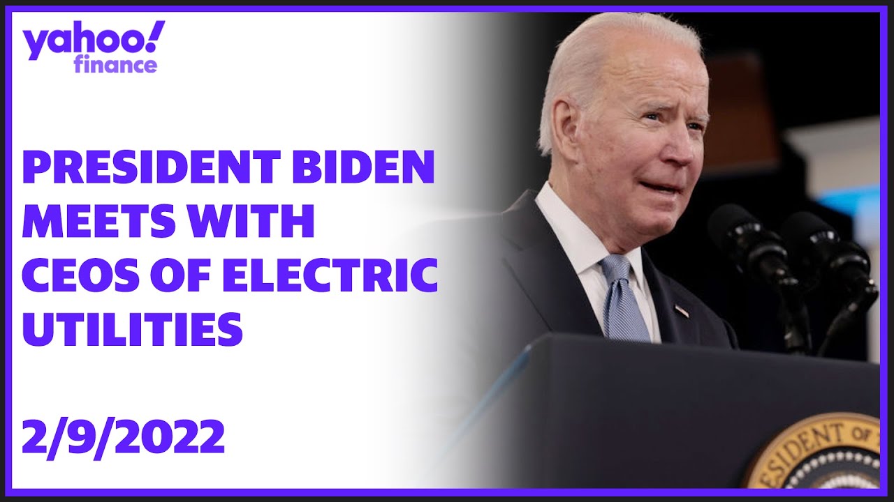 President Biden Meets With CEOs Of Electric Utilities - YouTube