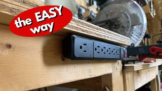 EASY Way to Mount a Power Strip