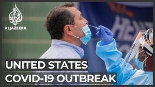 US states battle new COVID-19 surge as flu season starts