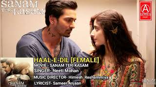 Haal-E-Dil HD Audio Full Song   (Female Version) Sanam Teri Kasam, A series Music
