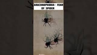 Arachnophobia#phobias #scary  #spiderman #youtubeshorts #trending #getreadywithme #bts #english