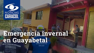 Emergencia invernal en Guayabetal: la mitad de un barrio tendrá que ser reubicado por deslizamientos