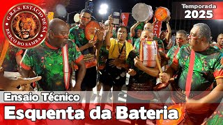 Estácio de Sá 2025 | Esquenta da Bateria  - Ensaio Técnico |  Samba ao vivo #ET25