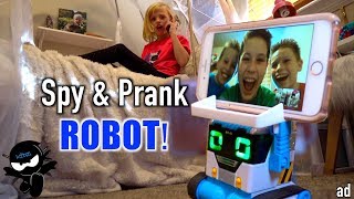 Spy and Pranks with a ROBOT!