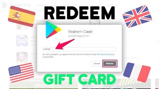 ✅ How to Redeem Google Play Gift Card From Another Country Simple (NEW METHOD 2024)