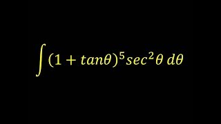 Integral of (1+tan(x))^5*sec^2(x) - Integral example
