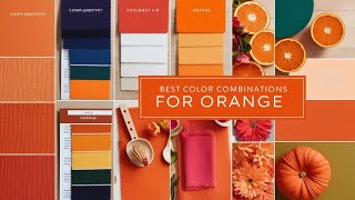 The Best Color Combinations for Orange: How to Make It Shine