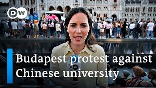 Anger grows in Hungary over China's university plans in Budapest | DW News