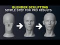 Tutorial: Beginners Head Sculpt  | EASY In Blender