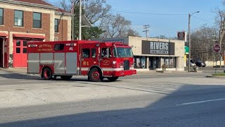 Detroit FD S-5 Reserve Responding MVA AIR HORN