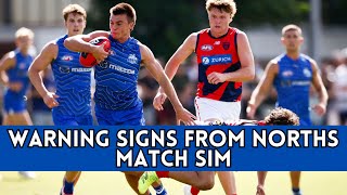 WORRIED.. North Melbourne v Melbourne Match Sim Review