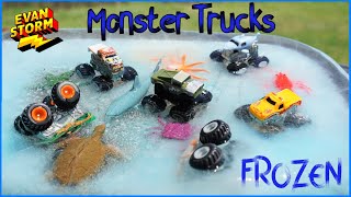 Monster Truck Monday : Frozen Monster Jam Hot Wheels Mighty Minis Monster Trucks