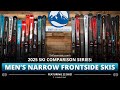 2025 Men's 65 to 75 mm Narrow Frontside Ski Comparison with SkiEssentials.com