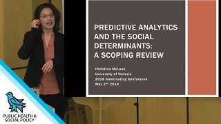 Christina McLean - Predictive Analytics and SDH: Scoping Review