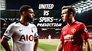 Man United vs. Tottenham Predictions : Expert Analysis #manunited #Tottenham #espnfc   #football