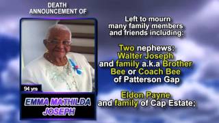 Emma Mathilda Joseph long
