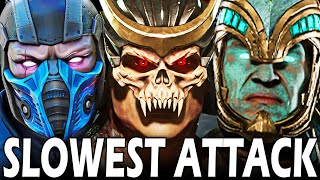 The Slowest Attacks in Mortal Kombat History!