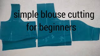 simple blouse cutting step by step and slowly cutting and easy method