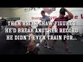 world s strongest man brian shaw takes 100m rowing record on a whim