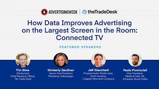 How Data Improves Advertising on Largest Screen in the Room: Connected TV | Advertising Week NY 2021
