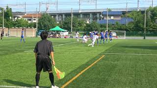 日体大荏原　20180810    地区TOP　vs FCトリプレッタB　Goal1