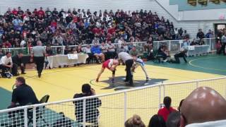 Roman Bravo-Young (Sunnyside) vs Trey Escobar (Liberty) 132 Peoria Finals 2017