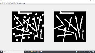 Separate all lines from binary image having lines & circles | Digital Image Processing | MATLAB